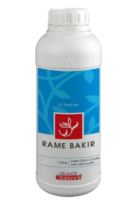 100de100Gübre Meyve Ağaçları Için Sıvı Bakır Sülfat Gübre Hazır Sıvı 1 lt