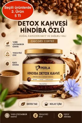 PERLA BEAUTY Hindiba Kahve ,karahindiba Özlü Detox Kahve Içimi Kolay Diyet Kahve 150 gram