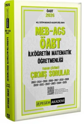 2026 MEB AGS ÖABT İlköğretim Matematik Öğretmenliği Tamamı Çözümlü Çıkmış Sorular