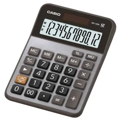 Casio Mx-120B-W-Dc Masaüstü Hesap Makinesi