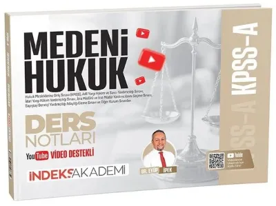 2026 KPSS A Grubu Medeni Hukuk Video Ders Notları