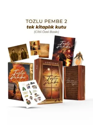 Tozlu Pembe 2 - Tek Kitaplık Kutu - Özel Baskı