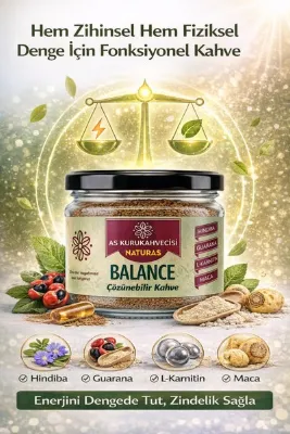 AS Kurukahvecisi Naturas Balance 120 g (Hindiba, Guarana, L-Karnitin, Maca, Ginseng, İnülin)