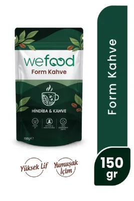 Wefood Hindiba Kahvesi Form Kahve 150 g – 1 Aylık 60 Kullanım, Yüksek Lifli, Katkısız Çözünebilir Kahve