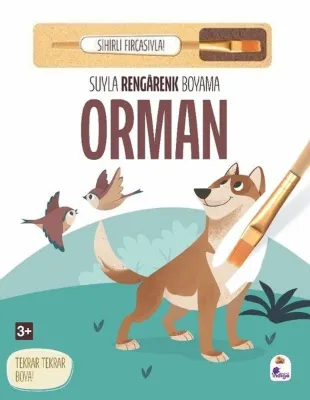Orman - Suyla Rengarenk Boyama - Sihirli Fırçasıyla!