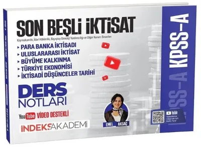 2026 KPSS A Grubu Son Beşli İktisat Video Ders Notları