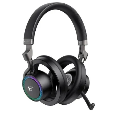 Havit Fuxi-H8 Gaming Oyuncu Mikrofonlu Kulak Üstü Kulaklık Siyah