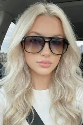 COOLANDBETTER Jase Dikdörtgen Degrade Güneş Gözlüğü Unisex /