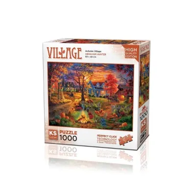 Ks Games Puzzle 1000 Parça Autumn Village