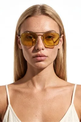 Bilge Karga Mercer Gold Nude Güneş Gözlüğü