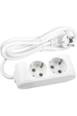 Viko Ml-90113205 Multi-Let 2Li Priz Çocuk Korumalı Topraklı 5 Metre Kablolu Grup Priz