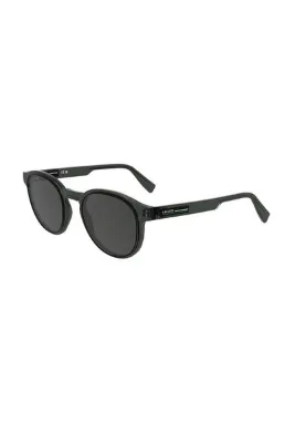 Lacoste L 6055S 035 51 Unisex Oval Gri Kemik Güneş Gözlüğü