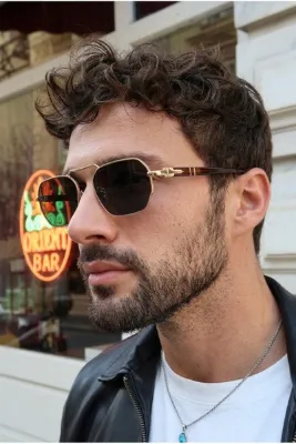 Eyesofia Eşref Unisex Ultra Hafif Uv400 Filtreli Siyah Güneş Gözlüğü