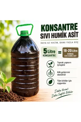 Alperen Mühendislik Tarım Konsantre Sıvı Humik Asit - Leonardit Menşeili