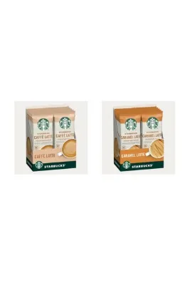 Starbucks Latte Serisi Premium Kahve Karışımı Seti (caffe Latte-caramel Latte)