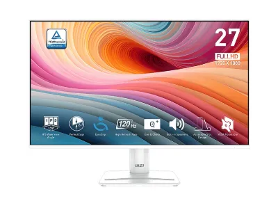 MSI PRO MP275W E2 Adaptıve-SYNC 27 inç Full-HD 4 ms 120 Hz Monitör Siyah