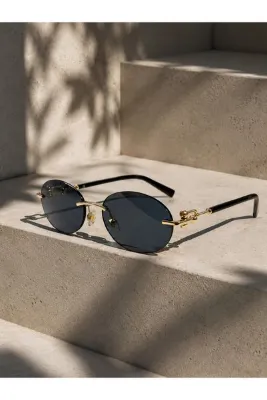 Goldmine Unisex Premium Toffy Güneş Gözlüğü UV400 Siyah