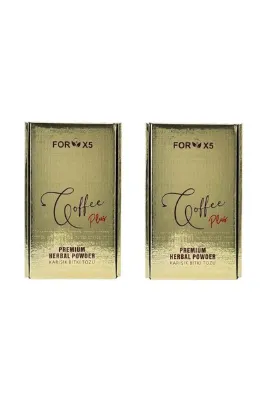 FORX5 Coffee Plus Bitkisel Kahve Karışımı-Kilo Kontrolüne Yardımcı-2’Li Set
