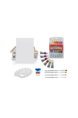 Faber Castell 12 Li Faber Guaj Boya Seti 35x50 Tuval