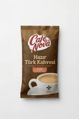 Cafebeanova Hazır Türk Kahvesi Sade 7g (1 Kutu 30'lu)