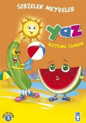 Yaz Boyama Zamanı - Sebzeler Meyveler