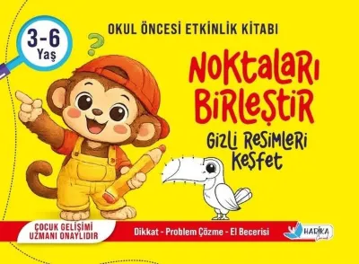 Noktaları Birleştir - Gizli Resimleri Keşfet 3 - 6 Yaş