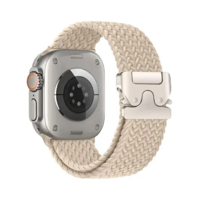 Piili Watch 42-44-45-46-49 mm Weave Kordon - Krem