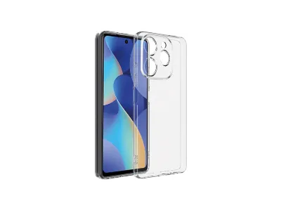 NEWFACE General Mobile Era 50 Uyumlu Lüx Şeffaf Silikon Telefon Kılıfı Şeffaf