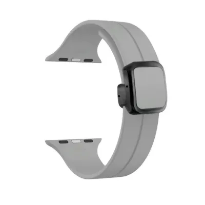 Piili Watch 38-40-41-42mm Silicone Kordon - Gri