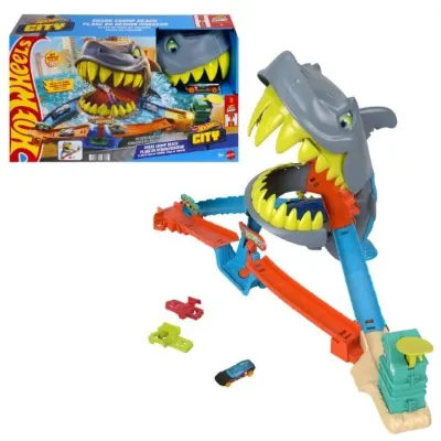 Hot Wheels City Köpekbalığı Sahil Savaşı Oyun Seti JHL96