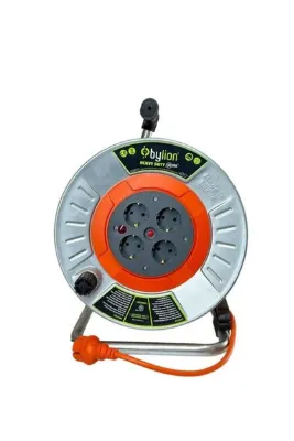 Bylion MME SERİSİ METAL MAKARALI UZATMA KABLO 3*1,5 MM 50 METRE CCA TTR KABLO