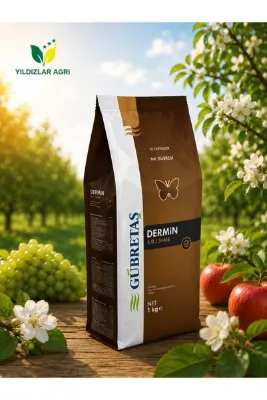 GÜBRETAŞ Dermin 1Kg (Potasyum,Çinko,Bor ve Azot İçerikli Suda Çözünür Gübre)