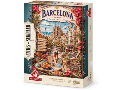 ART PUZZLE Barselona İspanya 1000 Parça Puzzle