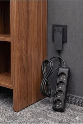 Gündüz Elektromarket Ultra İnce Fişli Uzatma Kablosu 4’lü (1,5M)dar Alanlar İçin Şık Ve Pratik Çözüm!