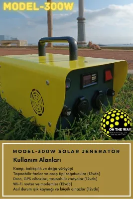 300W Taşınabilir Güç İstasyonu – LiFePO4 Bataryalı Solar Jeneratör