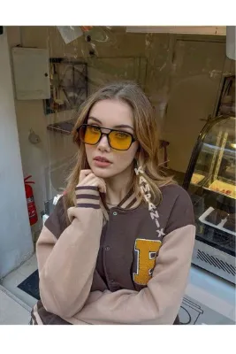 KAMPANİX YENİ SEZON TURUNCU CAMLI UNISEX TREND GÜNEŞ GÖZLÜĞÜ