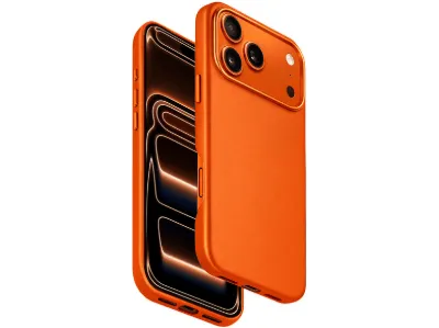 HDD Apple iPhone 17 Pro Uyumlu HBC-242 Dividing Magsafe Kapak Telefon Kılıfı Turuncu