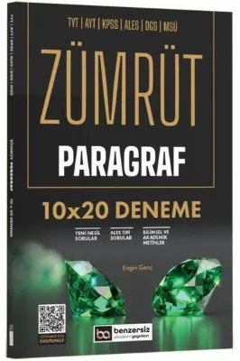 TYT AYT KPSS ALES DGS MSÜ Zümrüt Paragraf 10 x 20 Deneme
