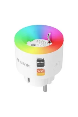 S-LINK Sl-03 16a Akım Kor. Wifi Tuya Akıllı Priz