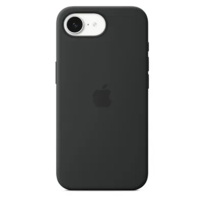 iPhone 16e için Silikon Kılıf – Siyah