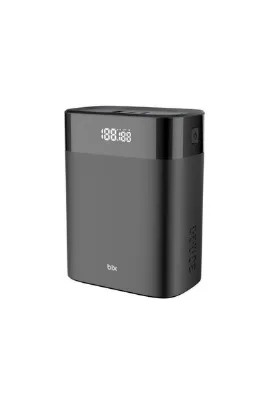Bix Pb140w 30000mah Usb Ve 2*type-c Pd 140w Üç Çıkışlı Dijital Ekranlı Powerbank Siyah