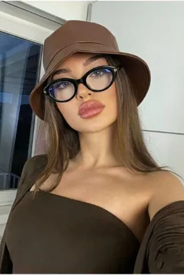 Zzla Curkani Siyah Mavi ışık Filtre Ultra Hafif Uv400 Filtre Korumalı Kadın Bilgisayar Gözlüğü