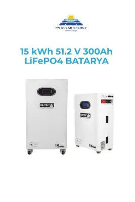 ORTEC YW SOLAR 15kwh 51,2v 300ah lityum LİFEPO4 BATARYA