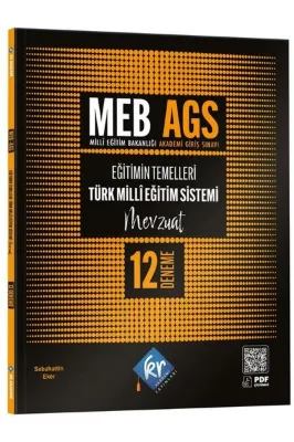 MEB AGS Eğitimin Temelleri ve Türk Milli Eğitim Sistemi Mevzuat 12 Deneme