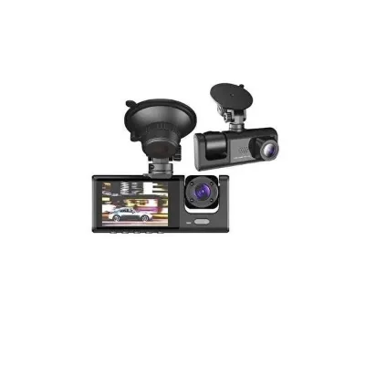 Torima Ta-01 Siyah 1080P Araç Içi 3 Kameralı LCD Ekranlı Gece Görüşlü G-Sensör Geri Görüş Kameralı Yol Kayıt Araç Kamerası