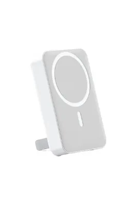 Green Lion Standlı MagSafe Powerbank, 10000mAh Kapasiteli, 20W PD Kablolu ve 15W Kablosuz Hızlı Şarj