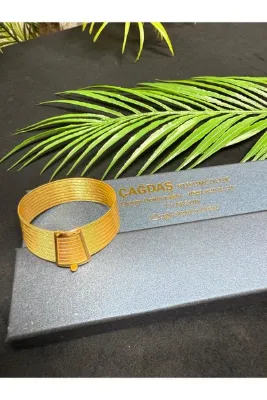 ÇAĞDAŞ GOLD TRB 9 Sıra Trabzon Hasır Bileklik