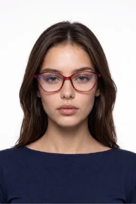 Bilge Karga Aspen Red Leopard Mavi Işık Koruyucu Gözlük