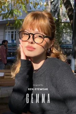 REN EYEWEAR GEMMA KLASİK KADIN ERKEK MAVİ IŞIK KORUMALI GÖZLÜK BLUE BLOCK / REN EYEWEAR