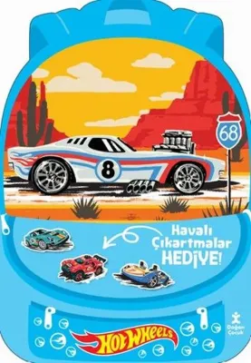 Hot Wheels - Parıltılı Tatil Çantam Etkinlik ve Boyama Kitabı